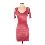 Xhilaration Casual Dress - Bodycon: Pink Print Dresses - Women's Size Small