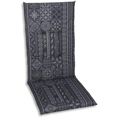 Hochlehner-Auflage 118 cm x 48 cm x 5 cm, grau, anthrazit Auflagen & Hussen - Go-de Image