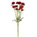 Vickerman 27" Artificial Red Daisy Spray. There are 4 Sprays per pack.