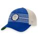 Men's Fanatics Branded Royal/Natural Indianapolis Colts True Classic Circle Striped Trucker Snapback Hat