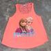 Disney Tops | Juniors Size Large Rue 21 Disney Anna & Elsa Lace Back Tank Top Coral Guc | Color: Tan | Size: Lj