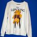 Disney Sweaters | Disney’s The Lion King Vintage Sweatshirt | Color: Cream | Size: Xl