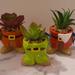 Disney Accents | Disney Dorf Succulents Planters. | Color: Green/Red | Size: Os