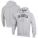 Men's Champion Heathered Gray Cal State L.A. Golden Eagles Reverse Weave Fleece Pullover Hoodie