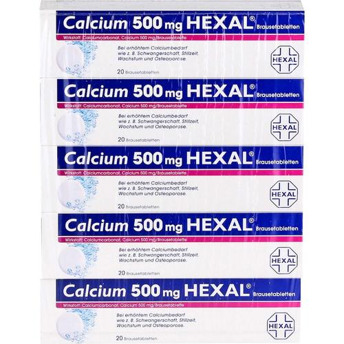 Hexal – CALCIUM 500 Brausetabletten Mineralstoffe