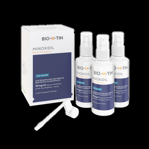 Bio-H-Tin – MINOXIDIL ® 50mg/ml für Männer Haarausfall 0.18 l
