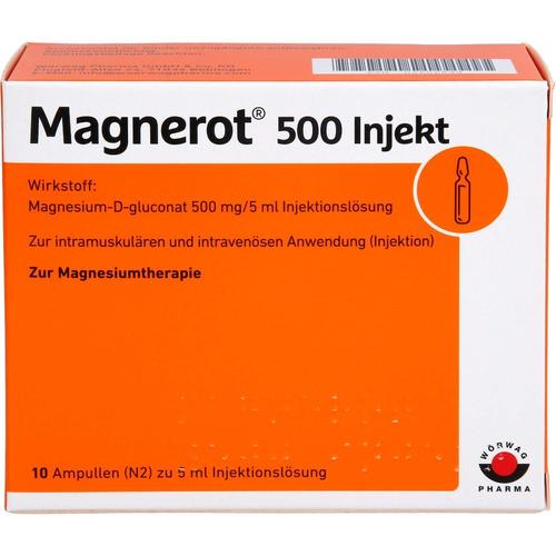 Magnerot – 500 Injekt Ampullen Mineralstoffe 05 l