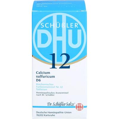 DHU - BIOCHEMIE DHU 12 Calcium sulfuricum D 6 Tabletten Zusätzliches Sortiment