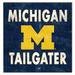 Michigan Wolverines 10'' x Tailgater Sign