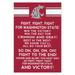 Washington State Cougars 23'' x 34'' Fight Song Wall Art