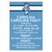 North Carolina Tar Heels 23'' x 34'' Fight Song Wall Art