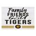 Grambling Tigers 24'' x 34'' Friends Family Wall Art