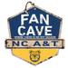 North Carolina A&T Aggies Fan Cave Badge Sign