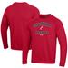 Men's Under Armour Red Cincinnati Bearcats Baseball All Day Arch Fleece Pullover Sweatshirt