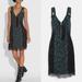 Coach Dresses | Coach Retro Floral Slip Dress | Color: Black/Green | Size: 4