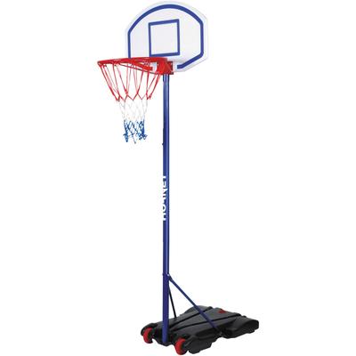 Basketballkorb HUDORA "Hornet 205", bunt (blau, weiß, rot, schwarz), BallsportkörbeH:245cm, Materialmix, H:245cm