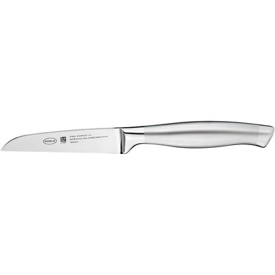 Gemüsemesser RÖSLE "Basic Line", silber (silberfarben), Gesamtlänge 20,5cm Klingenlänge 9cm, Edelstahl 18/10, Spezialklingenstahl, Kochmesser, für Obst und Gemüse, Klingenspezialstahl, ergonomischer Griff