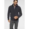 Fleecejacke MAN'S WORLD, Herren, Gr. L (52/54), blau (marine ((aus nachhaltigem material))), Obermaterial: 100% Polyester, casual, normal, Langarm, Jacken, für die Übergangszeit, aus Fleece, casual Look, schnelltrocknend, Topseller