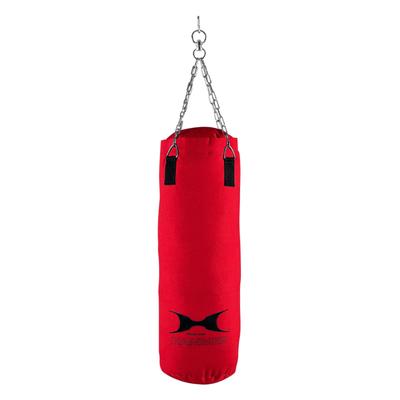 Boxsack HAMMER "Canvas Professional", rot (rot, schwarz), Boxsäcke, B/H: 30cm x 100cm, B:30cm H:100cm