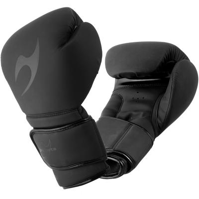 Boxhandschuhe JU-SPORTS "Training pro" Gr. XL 16 oz, schwarz (black, black) Boxhandschuhe