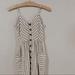 American Eagle Outfitters Dresses | American Eagle | Striped Button Cami Dress | Color: Gray/White | Size: Xs