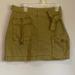 Free People Skirts | Free People Size 12 Army Green Mini Skirt | Color: Green | Size: 12