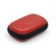 Tula Leather Case Red Schutzhülle für Tula Mic, Zubehör (maßgeschneiderte Tasche, inkl. Netztasche für Kabel und Adapter, Harte Außenseite für starken Schutz, gefertigt aus Leder), Rot