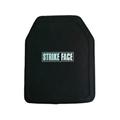 ExecDefense USA Level III Ballistic Plate ICW Rectangle Cut Back Black 10in x 12in Rectangle Cut E-MTHAPI3B-C