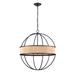 Bayou Breeze Stepanian 24" Wide 6-Light Pendant - Matte in Black | 27 H x 24 W x 24 D in | Wayfair FE0D7191D31B44D7B8124F479AE48071