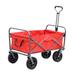 HOSSEJOY Rolling Folding & Rolling Collapsible Garden Cart Outdoor Camping Wagon Utility | 39.4 H x 21.7 W x 38.6 D in | Wayfair HHCW32138521-191