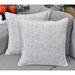 Gracie Oaks Soft Chenille Throw Pillow Covers w/ Stitched Edge Chenille in White | 26 H x 26 W in | Wayfair 05482837FF214D4B8BCC322CD8D5CDBE