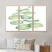 Gracie Oaks Eucalyptus Branch on III - 3 Piece Floater Frame Print on Canvas Canvas, Wood in White | 28 H x 36 W x 1 D in | Wayfair