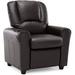 Harriet Bee Esca Recliner w/ Cup Holder Faux Leather in Brown | 28 H x 24 W x 21 D in | Wayfair 275771F40E4549908CFE3B1AE672599F