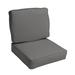 Latitude Run® Indoor/Outdoor Seat/Back Cushion Acrylic in Gray/Blue | 5 H x 23.5 W x 23 D in | Wayfair F8439B7C59E74687A5DEB29211A8232B