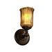 Willa Arlo™ Interiors Leroux 1-Light Armed Sconce Glass in Brown | 11.25 H x 5.5 W x 6.25 D in | Wayfair 4485D72EDCFB40A38AF2DF9F5065C829