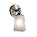 Willa Arlo™ Interiors Leroux 1-Light Armed Sconce Glass in Gray/White | 11.25 H x 5.5 W x 6.25 D in | Wayfair 41366B6026F449DDBEF49EDBDCCBA49B