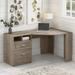 Inbox Zero Johnlloyd Desk Wood in Gray | 29.25 H x 59.7 W x 38.43 D in | Wayfair B80767DA9875477FB98FC6FE236ABF5C