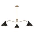 Meridian Lighting 48 Inch 3 Light LED Chandelier - M7019MBKNB