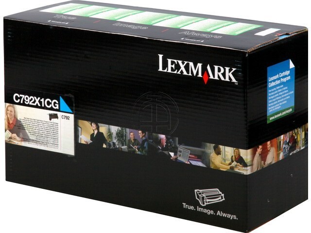 Laser/Kopierer LEXMARK C792X1CG LEXMARK C792 TONER CYAN HC Image