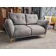Custom made modern sofas 2 and 3 seater available Corner sofa Bespoke sofa Gray sofa Gray velvet Made to measure corner sofa