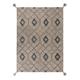 Tapis de salon en laine beige 160x230 cm