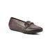 Wide Width Women's Cliffs Glowing Flat by Cliffs in Brown Smooth (Size 8 W)