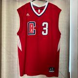 Adidas Shirts | Adidas La Clippers Jersey #3 Chris Paul Mens Xl | Color: Red | Size: Xl