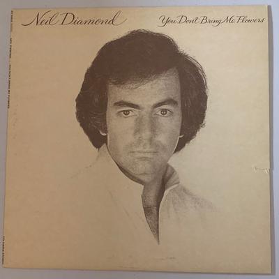 Columbia Media | Neil Diamond - You Don't Bring Me Flowers Vinyl Record | Color: Black/White | Size: Os