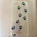 Kate Spade Other | Kate Spade Clear Kitty Cat Black Paw Print Iphone 5s Plastic Case | Color: Black/White | Size: Os
