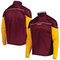 Men's adidas Maroon Arizona State Sun Devils AEROREADY Knit Quarter-Snap Jacket