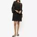 J. Crew Dresses | New J.Crew Black Bell-Sleeve Dress In Embroidered Eyelet Style Ak236 Size 4 | Color: Black | Size: 4