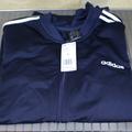 Adidas Jackets & Coats | Back To Basic 3-Stripes Primegreen Regular Fit Sports Track Jacket Dv2468 | Color: Blue/White | Size: Xl