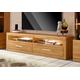 Lowboard WOLTRA "Ribe" Sideboards Gr. B/H/T: 140 cm x 38 cm x 35 cm, Holzwerkstoff eichefarben (Korpus) / Massivholz Eiche (Front), braun (eiche teilmassiv) Lowboards Breite 140 cm