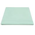 Pizuna 100% Cotton Flat Sheets Double Mint Green, 400 Thread Count Long Staple Cotton Bed Sheets Double 230x280 cm, Soft Sateen Weave Top Sheet Double (Cotton Double Flat Sheet Mint Green)